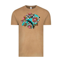 Vintage Camel race sunflower patches Vintage Tee - AdoDesignShop