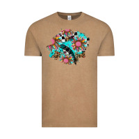 Race Sunflower Patches Vintage Tee | Teevron
