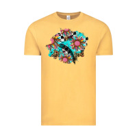Vintage Mustard race sunflower patches Vintage Tee - AdoDesignShop