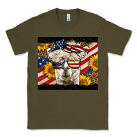 Army Green Western 4th Of July Lama Classic Tee - LillyAllenDesigns