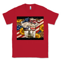Red Western 4th Of July Lama Classic Tee - LillyAllenDesigns