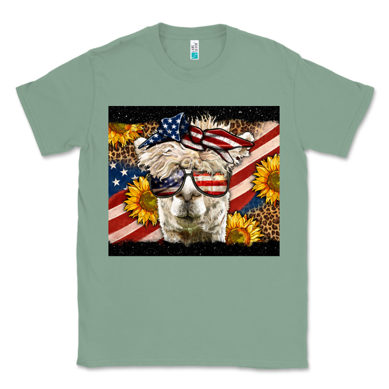 Western 4th Of July Lama Classic Tee by LillyAllenDesigns | Teevron