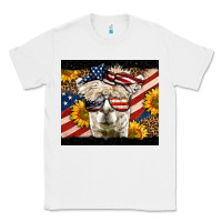 White Western 4th Of July Lama Classic Tee - LillyAllenDesigns