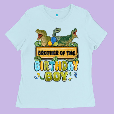 Ladies Tee brother of the birthday boy