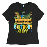 Black brother of the birthday boy Ladies Tee - MaliasSmallBusiness