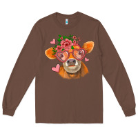 Chestnut valentines day orange cow Long Sleeve Tee - Jasminsmagicworld