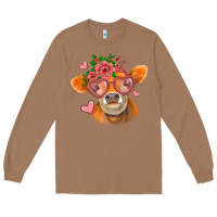 Toasted Coconut valentines day orange cow Long Sleeve Tee - Jasminsmagicworld