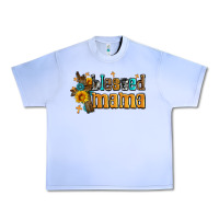 Grape Ice blessed mama Urban Heavy Tee - AdoDesignShop