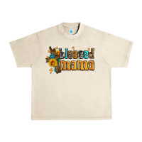 Sandshell blessed mama Urban Heavy Tee - AdoDesignShop