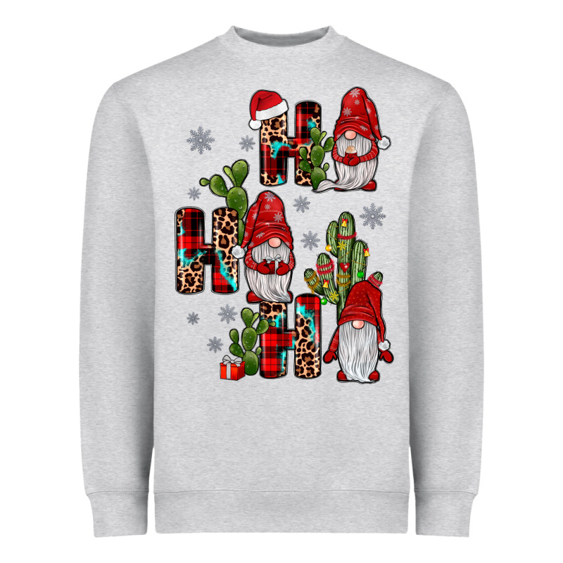 Ho Ho Ho Gnome Heavyweight Sweatshirt by JahusDesignShop | Teevron