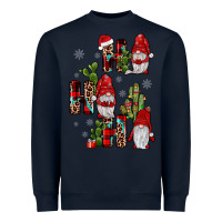 Navy ho ho ho gnome Heavyweight Sweatshirt - JahusDesignShop