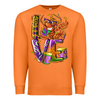Carrot Mardi Gras love Premium Sweatshirt - LillyAllenDesigns