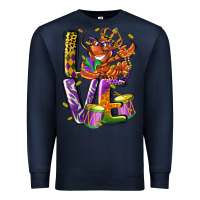 Navy Mardi Gras love Premium Sweatshirt - LillyAllenDesigns