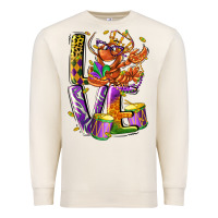Sandshell Mardi Gras love Premium Sweatshirt - LillyAllenDesigns