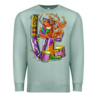 Seafoam Mardi Gras love Premium Sweatshirt - LillyAllenDesigns