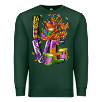Sports Green Mardi Gras love Premium Sweatshirt - LillyAllenDesigns