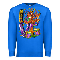 True Royal Mardi Gras love Premium Sweatshirt - LillyAllenDesigns