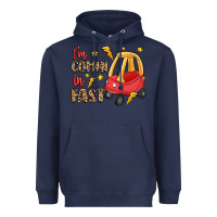 Navy i'm comin in fast Heavyweight Hoodie - LillyAllenDesigns