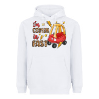 White i'm comin in fast Heavyweight Hoodie - LillyAllenDesigns