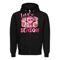 Black love season Zipper Hoodie - MaliasSmallBusiness