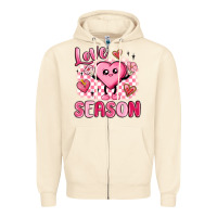 Sandshell love season Zipper Hoodie - MaliasSmallBusiness