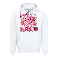 White love season Zipper Hoodie - MaliasSmallBusiness