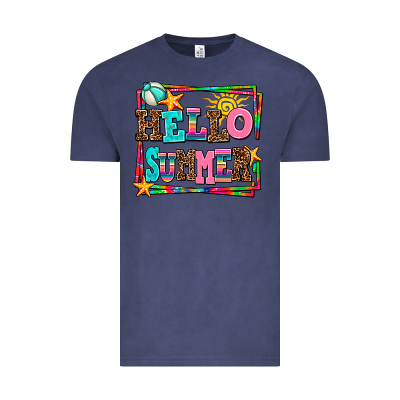 Hello Summer Vintage Tee by AdoDesignShop | Teevron