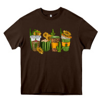 Cactus Coffee Cups Heavy Core Tee | Teevron