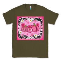 Army Green breast cancer pumpkins Classic Tee - AdoDesignShop