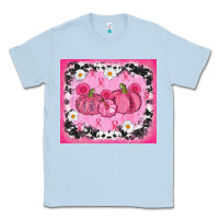 Dusty Blue breast cancer pumpkins Classic Tee - AdoDesignShop