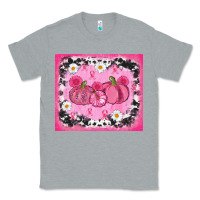 Heather Grey breast cancer pumpkins Classic Tee - AdoDesignShop