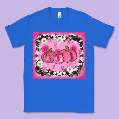 Breast Cancer Pumpkins Classic Tee Designed By Adodesignshop