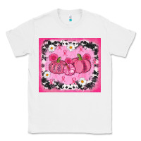 White breast cancer pumpkins Classic Tee - AdoDesignShop