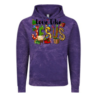 Cloud Purple Christmas love like jesus Vintage Hoodie - FaDigitalArtStudio