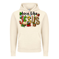 Vintage Artic Christmas love like jesus Vintage Hoodie - FaDigitalArtStudio
