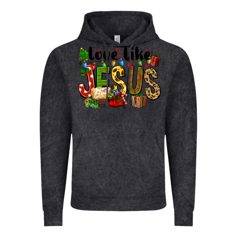 Christmas Love Like Jesus Vintage Hoodie by FaDigitalArtStudio | Teevron