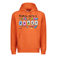Carrot battery life of a wife & mom Premium Hoodie - JahusDesignShop