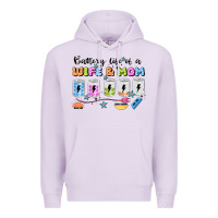 Lilac battery life of a wife & mom Premium Hoodie - JahusDesignShop