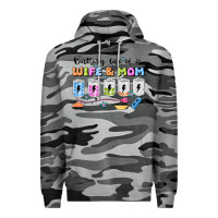 Slate Camo battery life of a wife & mom Premium Hoodie - JahusDesignShop