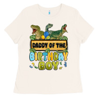 Bone daddy of the birthday boy Ladies Tee - MaliasSmallBusiness