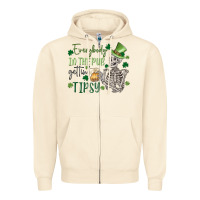 Sandshell everybody in the pub gettin' tipsy Zipper Hoodie - MaliasSmallBusiness