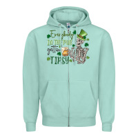 Seafoam everybody in the pub gettin' tipsy Zipper Hoodie - MaliasSmallBusiness