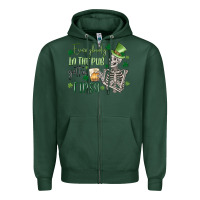Sports Green everybody in the pub gettin' tipsy Zipper Hoodie - MaliasSmallBusiness