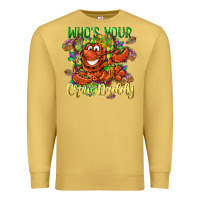 Antique Gold Who's your craw daddy Mardi Gras Premium Sweatshirt - LillyAllenDesigns