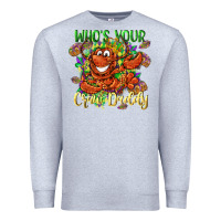 Heather Grey Who's your craw daddy Mardi Gras Premium Sweatshirt - LillyAllenDesigns