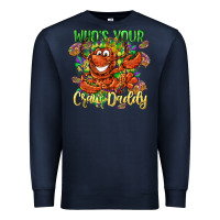 Navy Who's your craw daddy Mardi Gras Premium Sweatshirt - LillyAllenDesigns