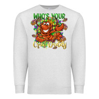 Oatmeal Heather Who's your craw daddy Mardi Gras Premium Sweatshirt - LillyAllenDesigns