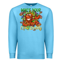 Ocean Blue Who's your craw daddy Mardi Gras Premium Sweatshirt - LillyAllenDesigns