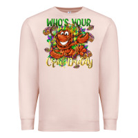 Pale Pink Who's your craw daddy Mardi Gras Premium Sweatshirt - LillyAllenDesigns