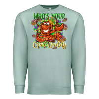 Seafoam Who's your craw daddy Mardi Gras Premium Sweatshirt - LillyAllenDesigns